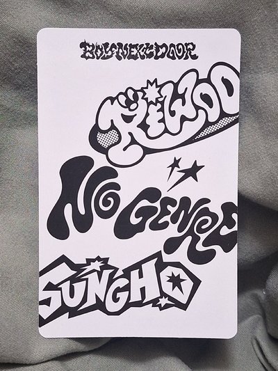 No Genre 成淏常赫 12雙人卡