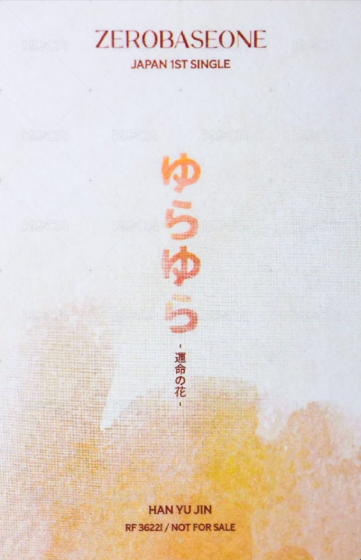 日專 專輯卡 DIGIPACK ver. 背面