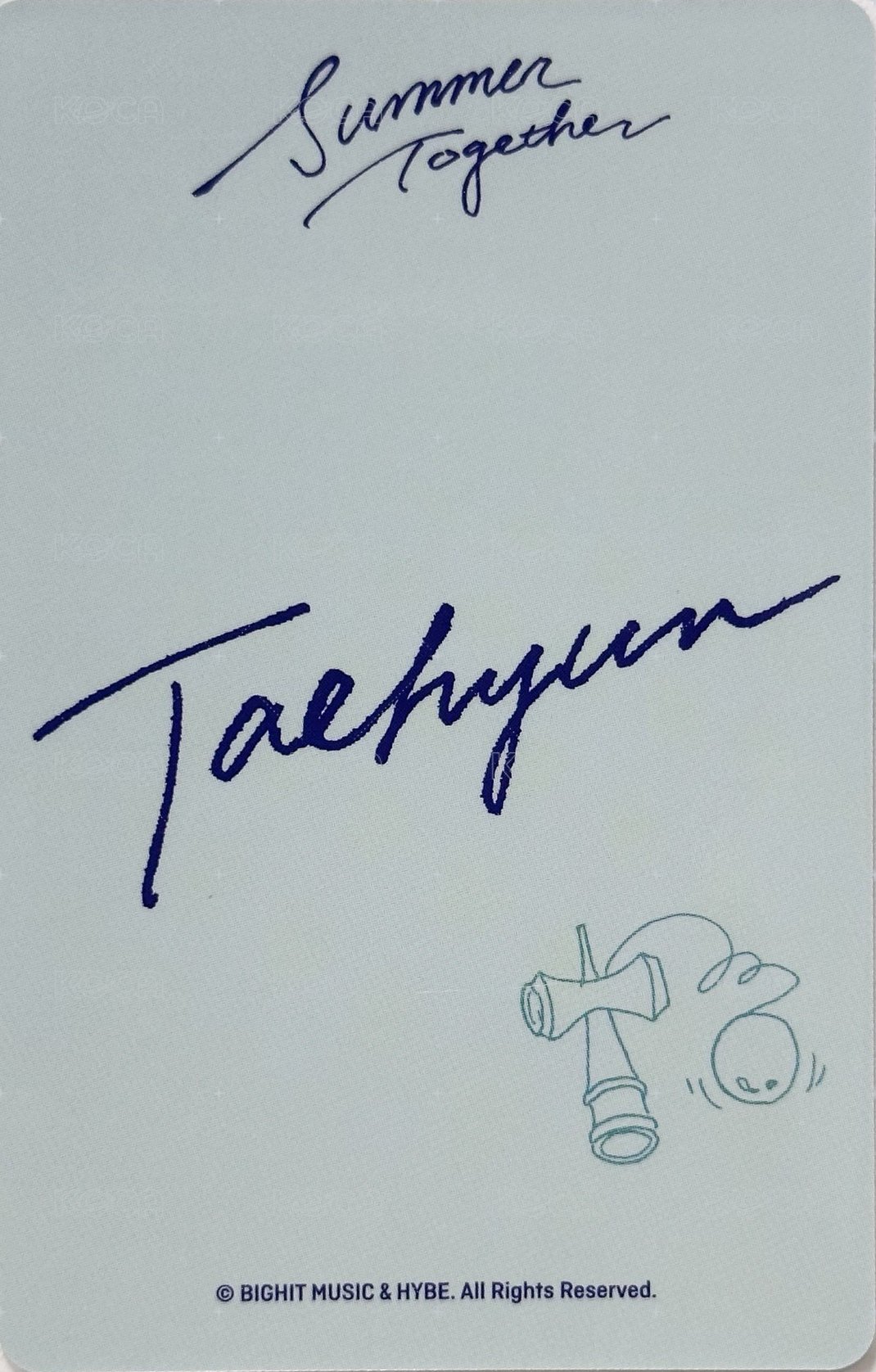 Summer Together 隨機卡  背面