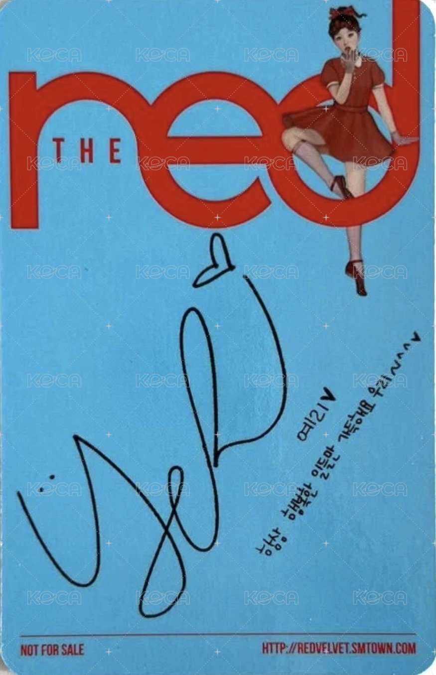 The Red 專輯卡  背面