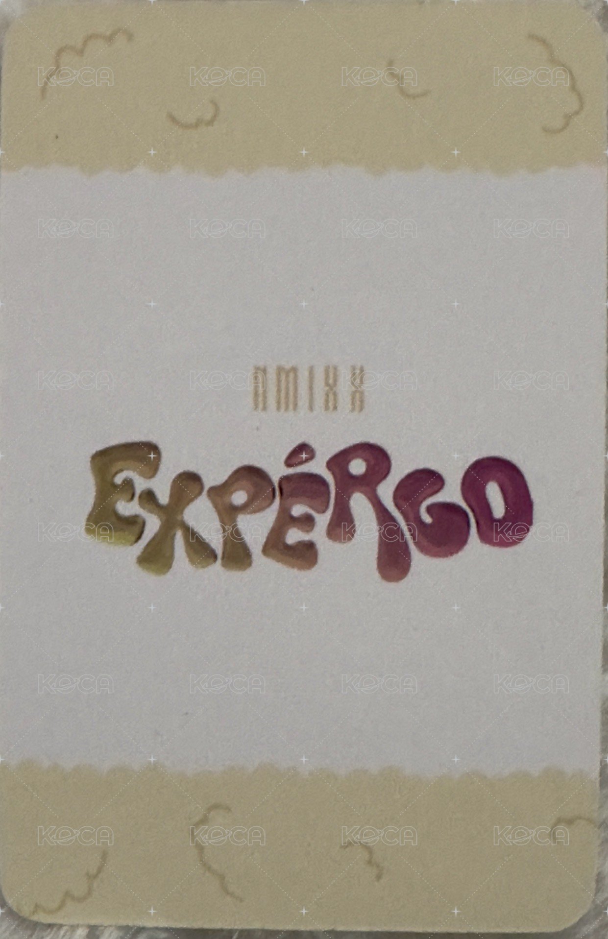 expérgo sw 線下 4.0 簽售卡 奶油莉 背面