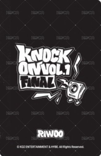 Knock On 巡迴 隨機卡 FINAL場周 2 自拍 背面