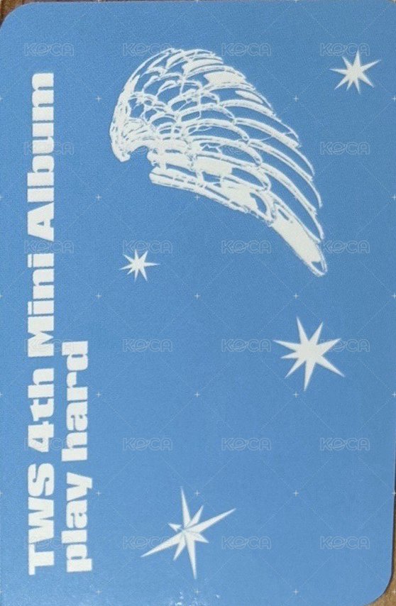 Play Hard ms 阿拉丁 單封 特典卡  背面