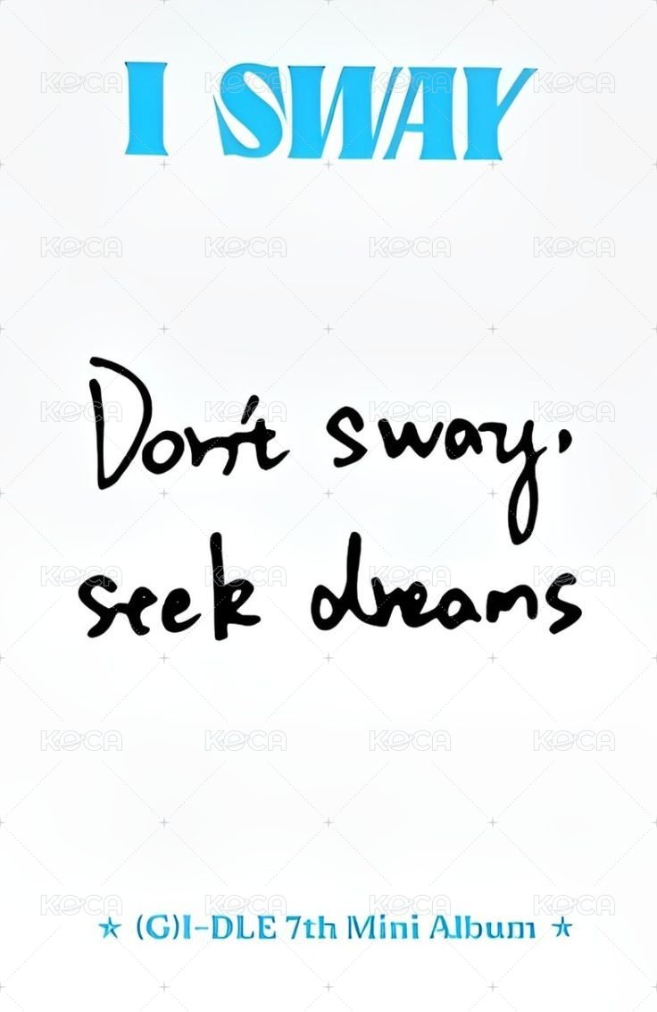 I SWAY k4 線下 2.0 簽售卡  背面