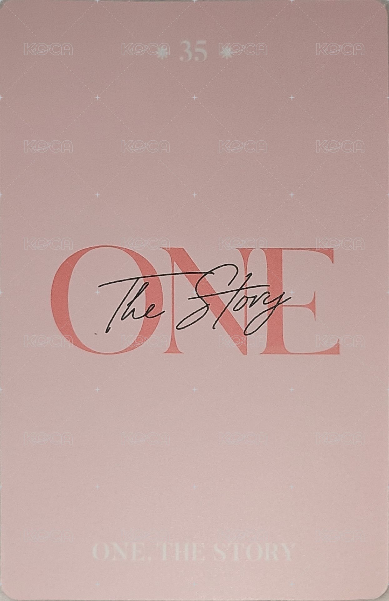 2021解散演唱會 隨機卡 編號-35 背面