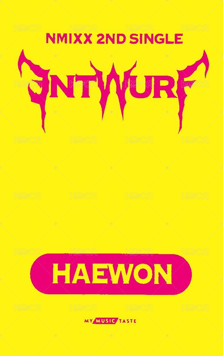 ENTWURF mmt 簽售卡  背面