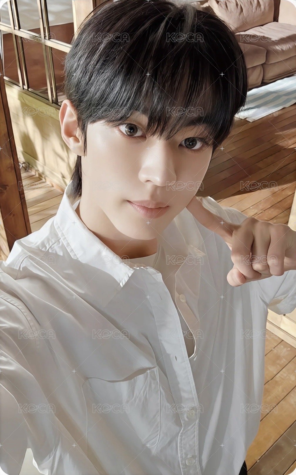 初次見面 日咖 特典卡  正面