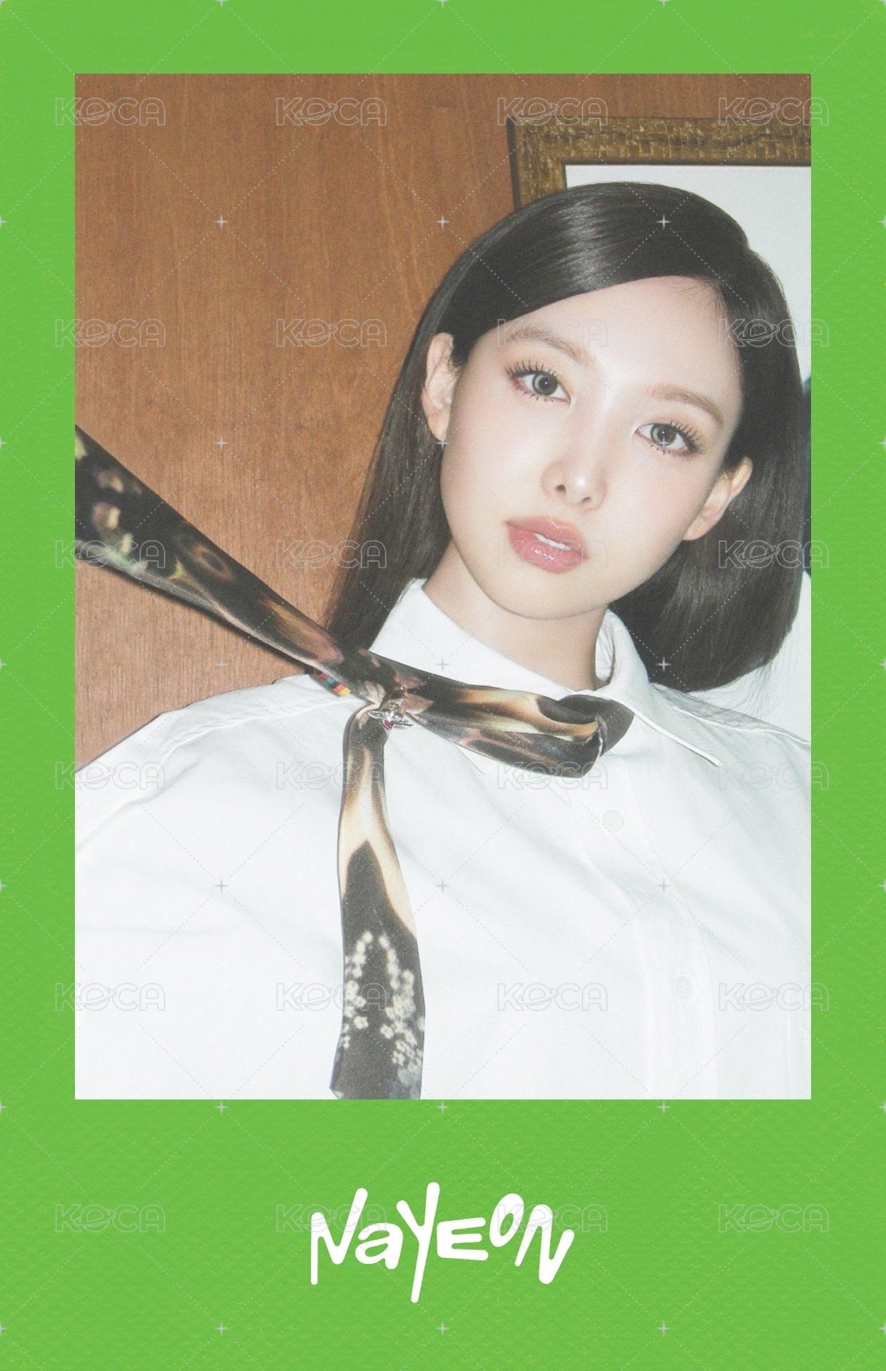 正規四 專輯卡 Polaroid ver. 綠版 固配 正面