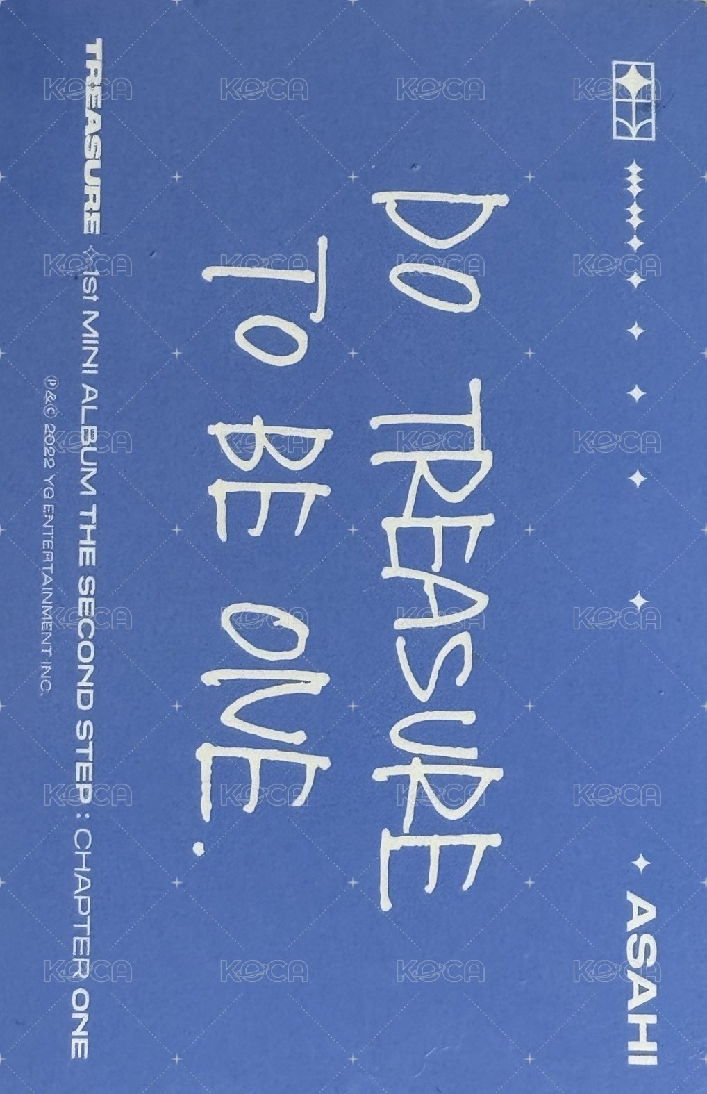 THE SECOND STEP:CHAPTER ONE 專輯卡  背面