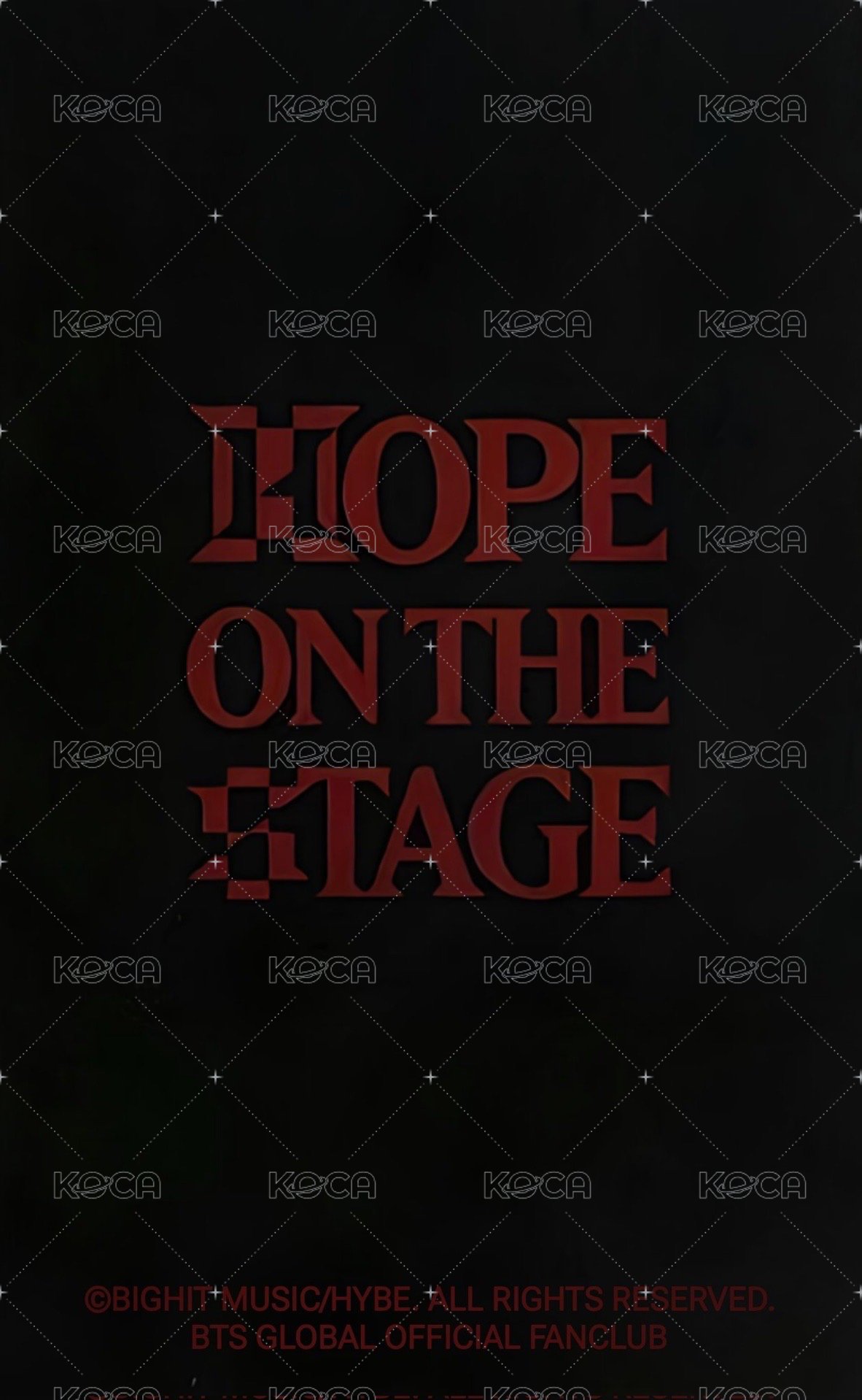 HOTS Tour 日咖 入場卡 / 場限卡 粽卡 背面