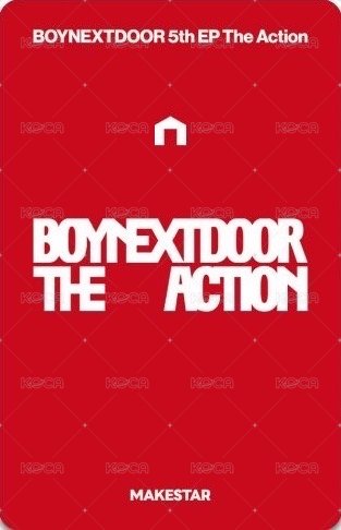 The Action ms 預售 特典卡 閃卡 背面