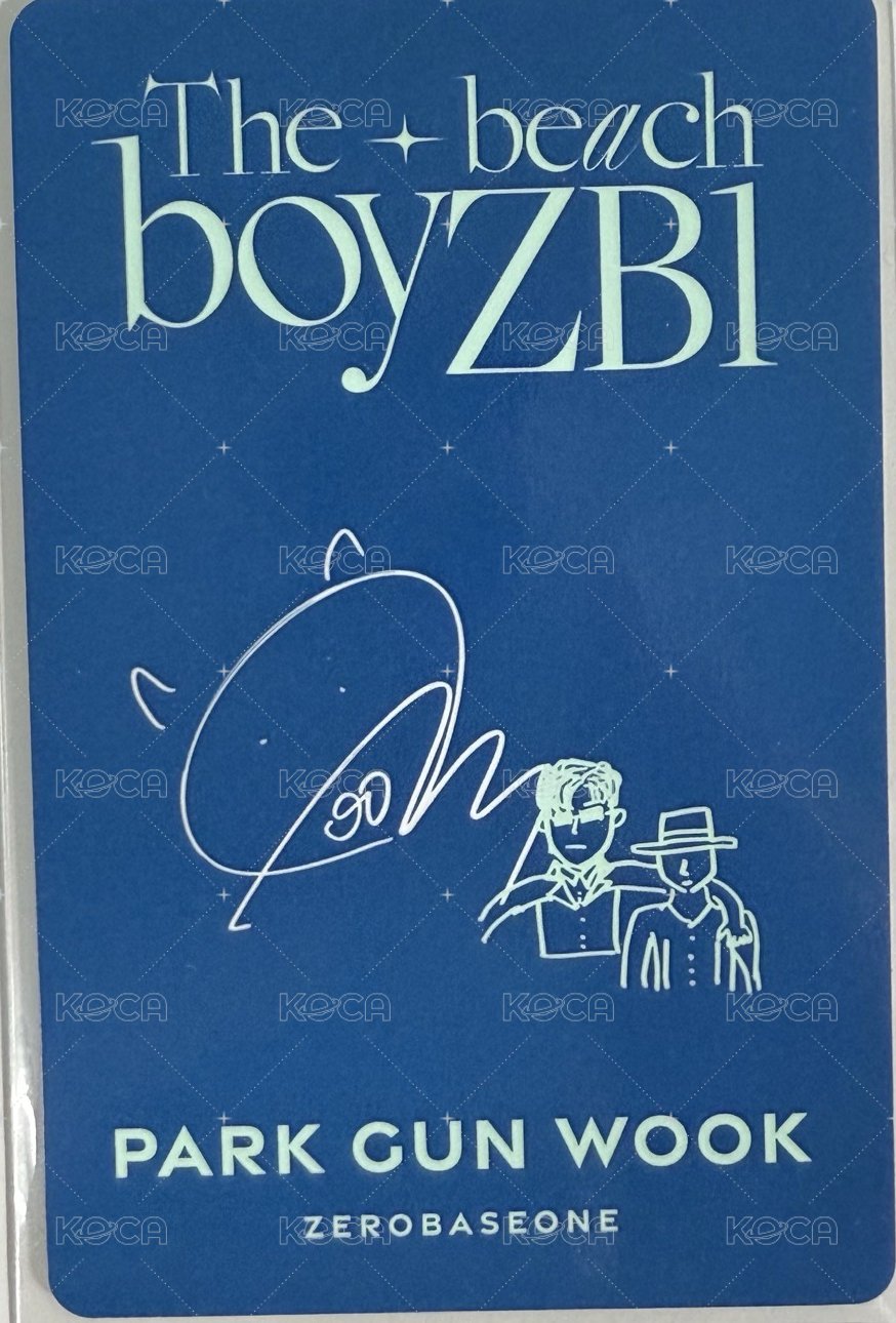 DICON 雜誌卡 團封 背面