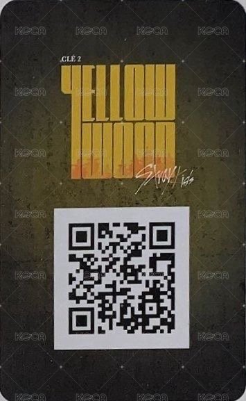 Clé 2 : Yellow Wood 專輯卡 Outside ver. 背面