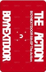 The Action 阿拉丁 預售 特典卡 團卡 背面