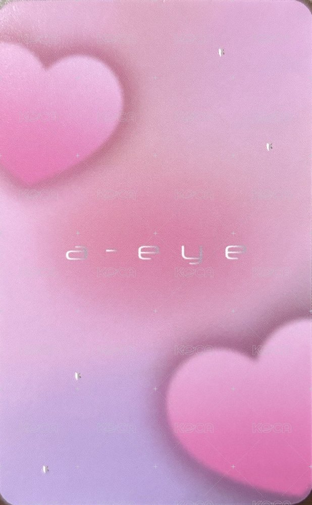 代言卡 日本美瞳寧 背面