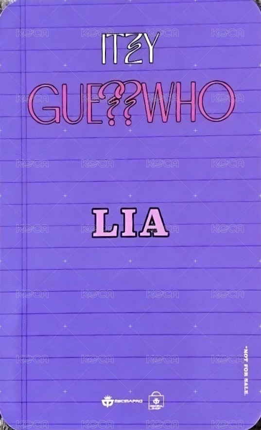 GUESS WHO Mecima 預售 特典卡  背面