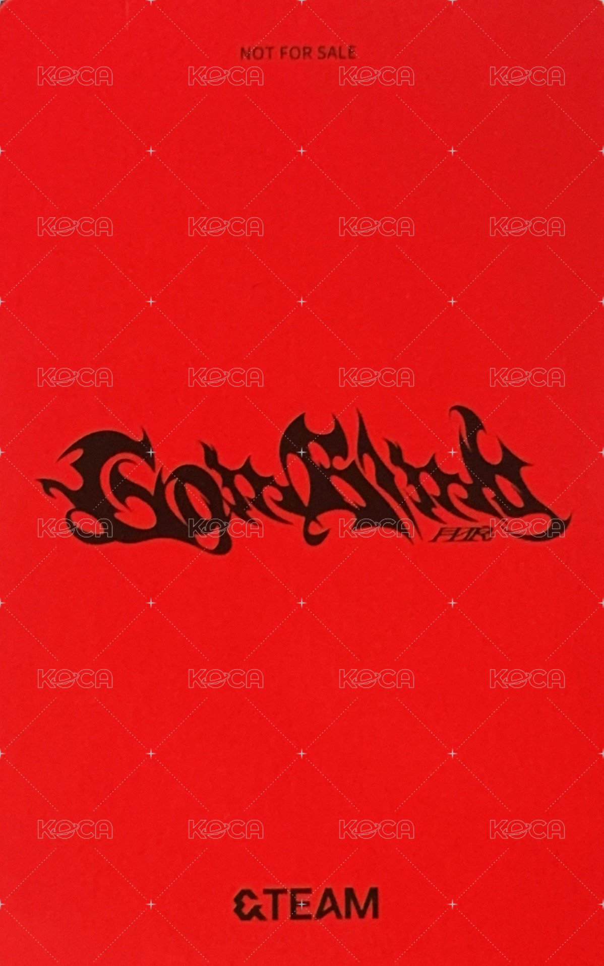 月狼 環球 ♥for LUNÉ 特典卡  背面