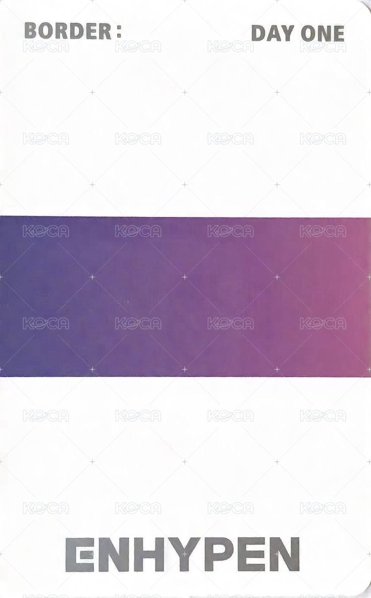 迷一 專輯卡 DAWN ver. 背面