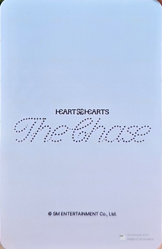 單一 dmm 簽售卡  背面