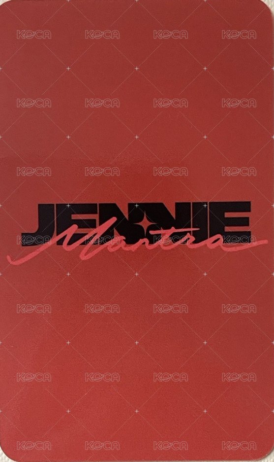 Mantra 打歌卡  背面