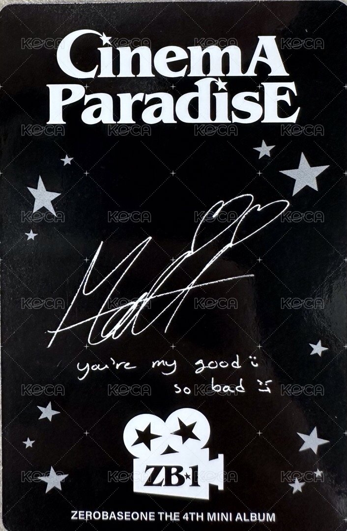 迷四 專輯卡 DIGIPACK ver. 背面