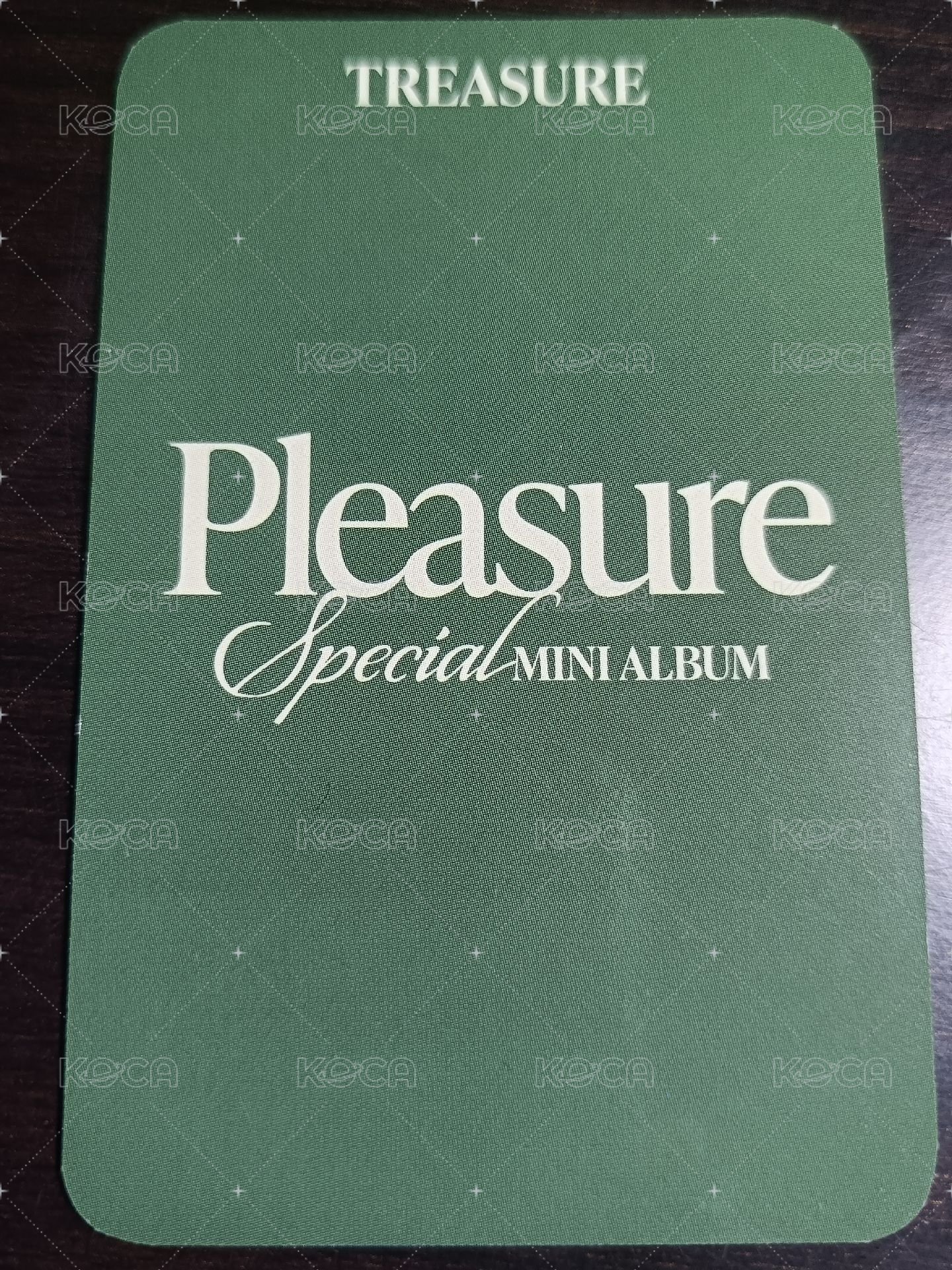 PLEASURE 專輯卡  背面