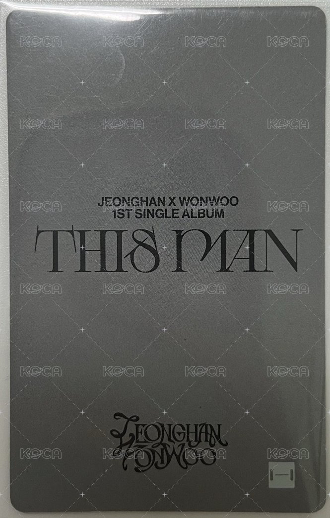 THIS MAN wvs LD 特典卡  背面