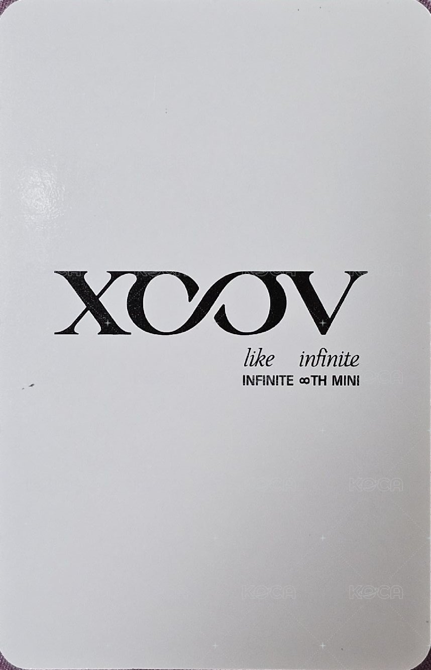 LIKE INFINITE hottracks 預購 特典卡  背面