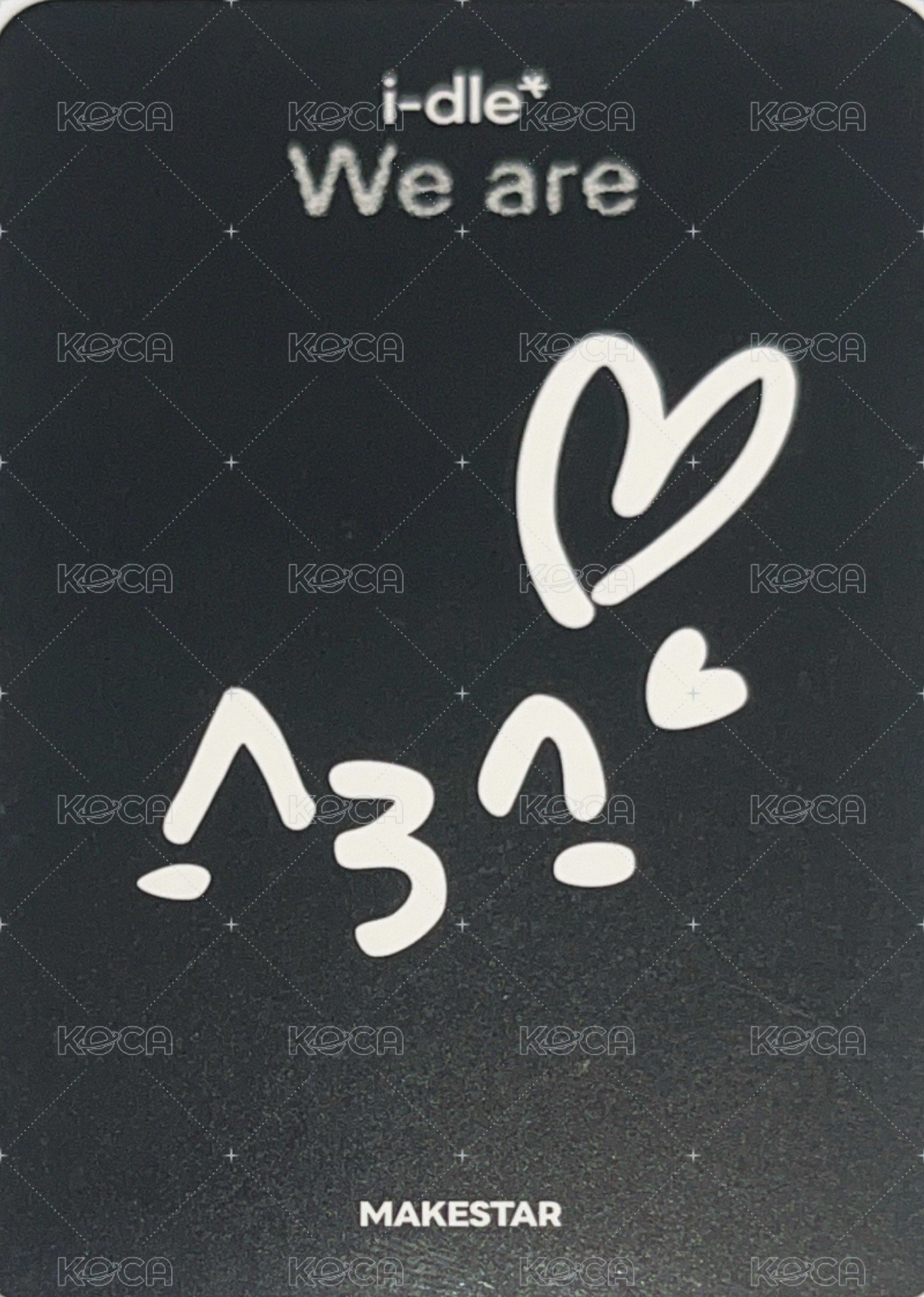 We are ms 幸運卡 5.0 背面