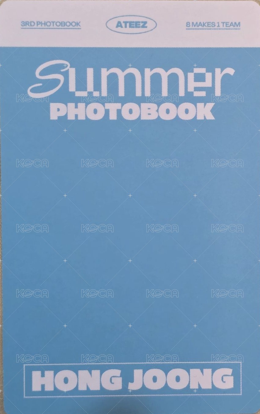 2023夏寫 KQ 特典卡  背面