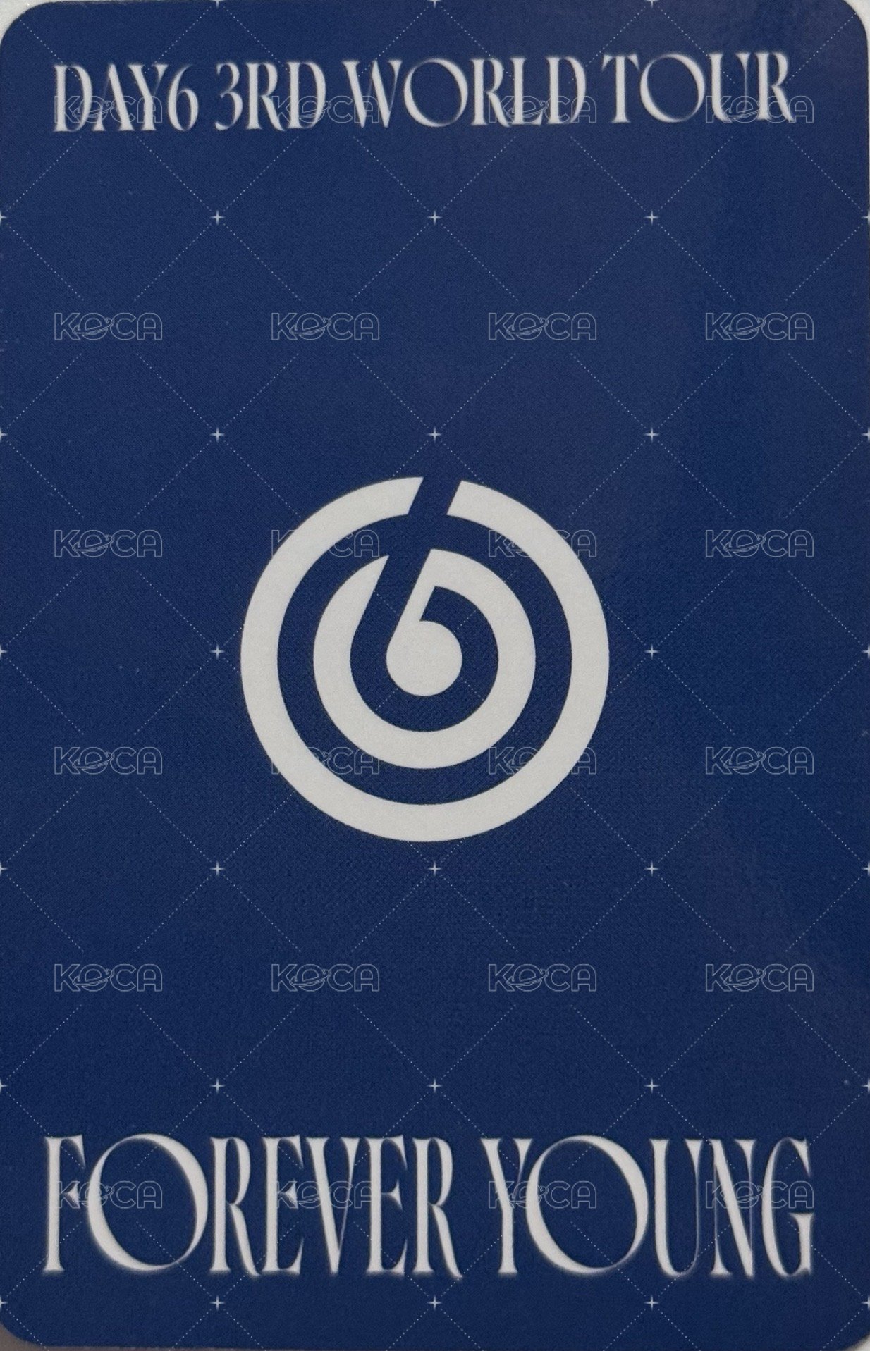 3rd世巡 大邱場 Day1 入場卡 / 場限卡  背面