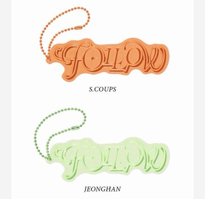 SEVENTEEN [FOLLOW TO JAPAN] FOLLOW THE LIGHT KEYRING吊飾-哲漢勳碩