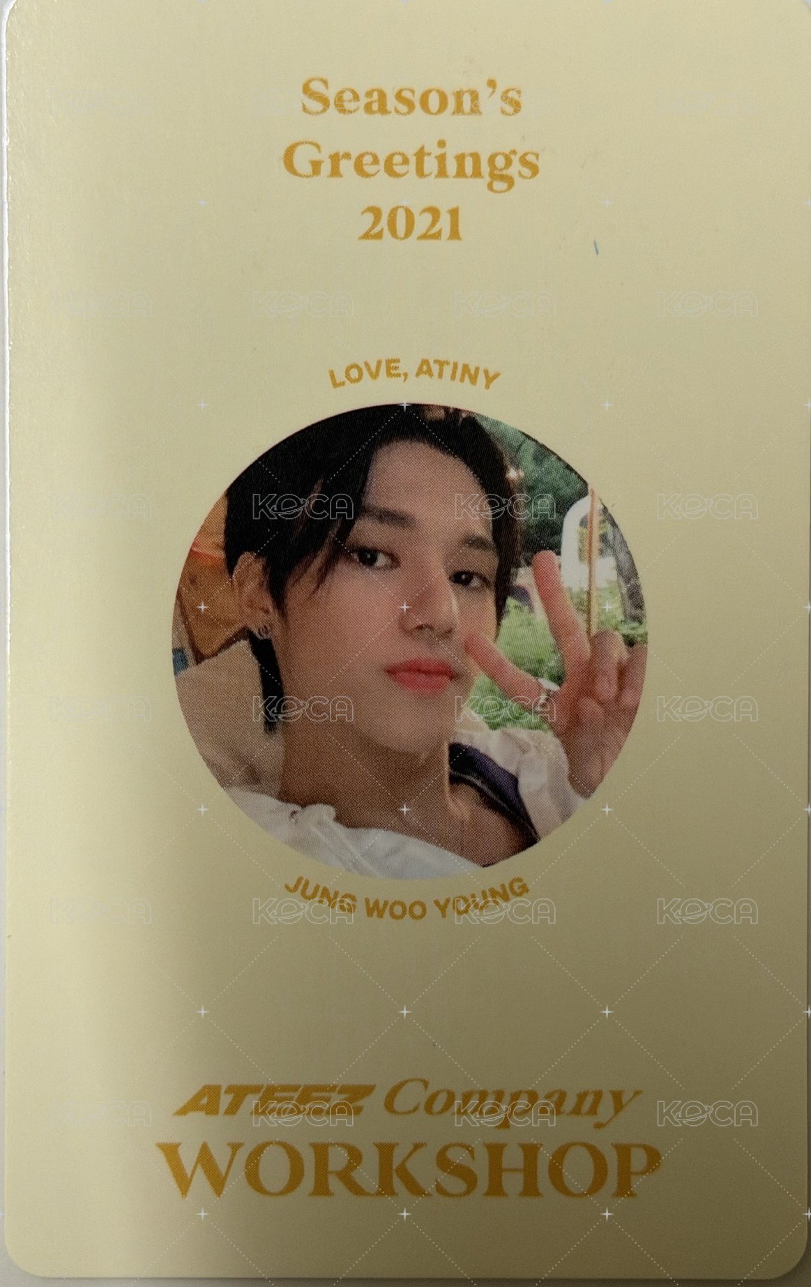 2021年曆 年曆卡  背面