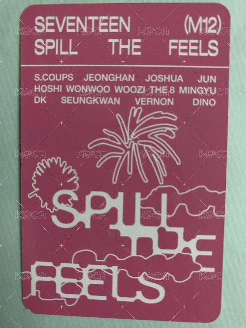 MINI12 專輯卡 ｜CARAT ver. 背面