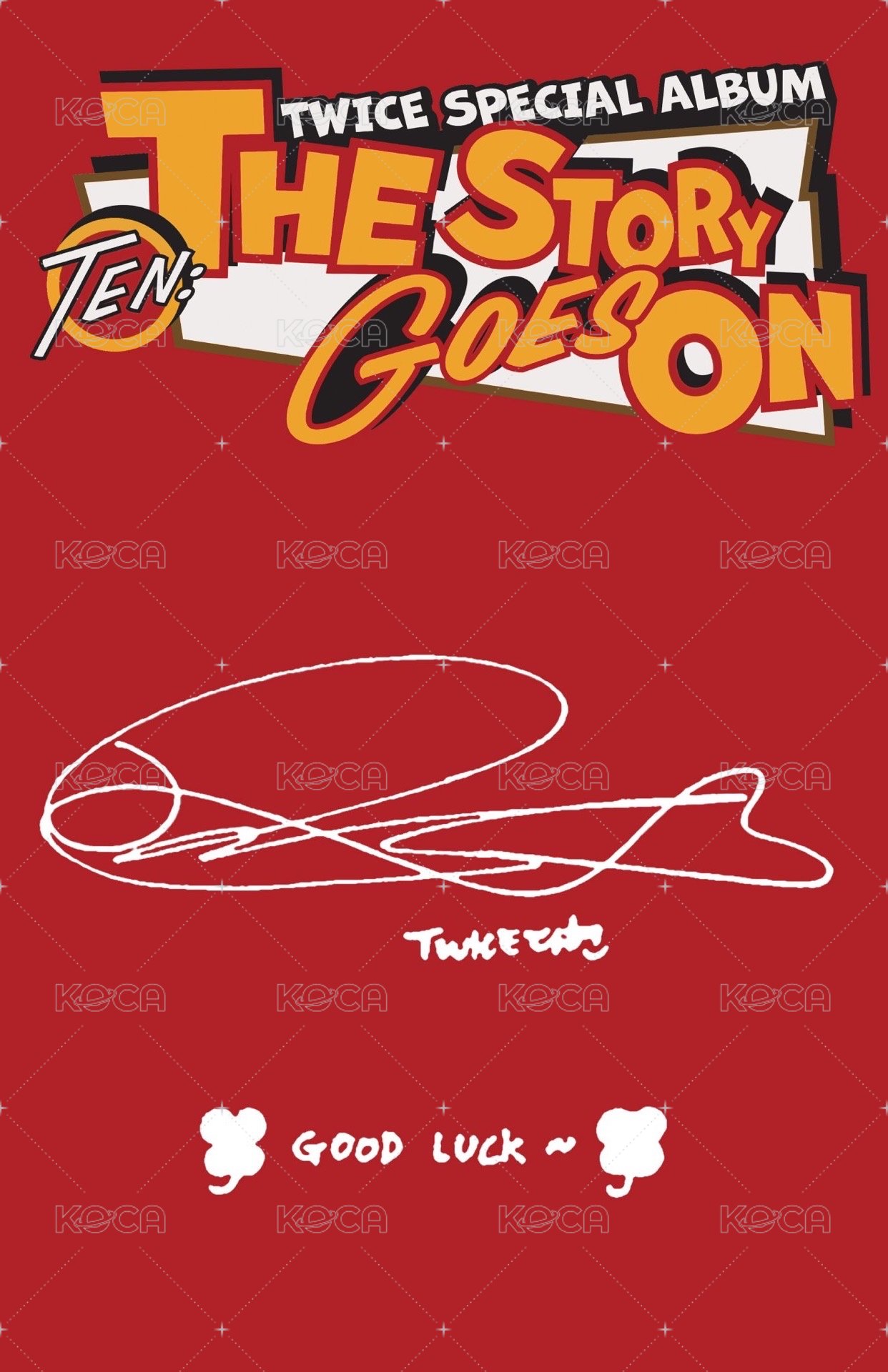 十週年特別專 專輯卡 Cast ver. 背面