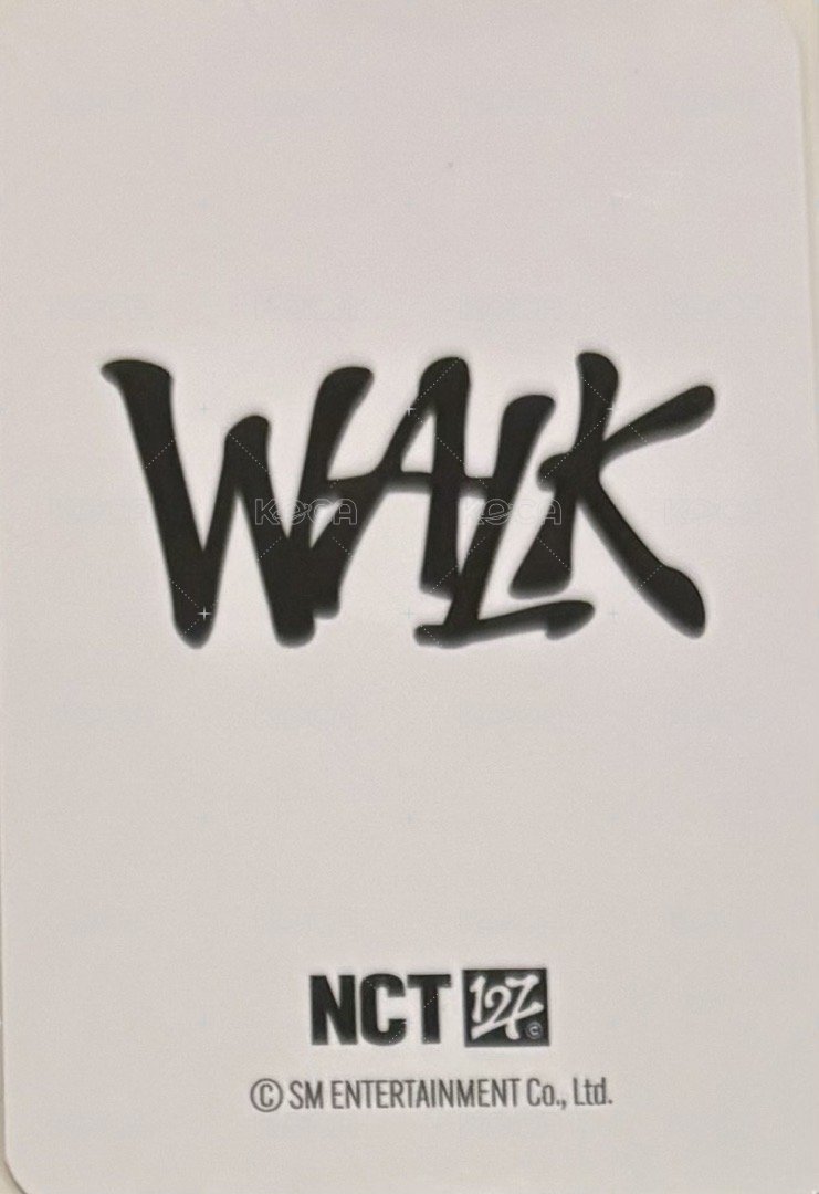 WALK   簽售卡 台北簽售 廷祐 背面