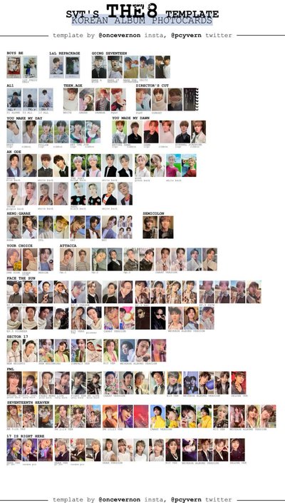 Seventeen 八 早期卡/專卡/隨機卡