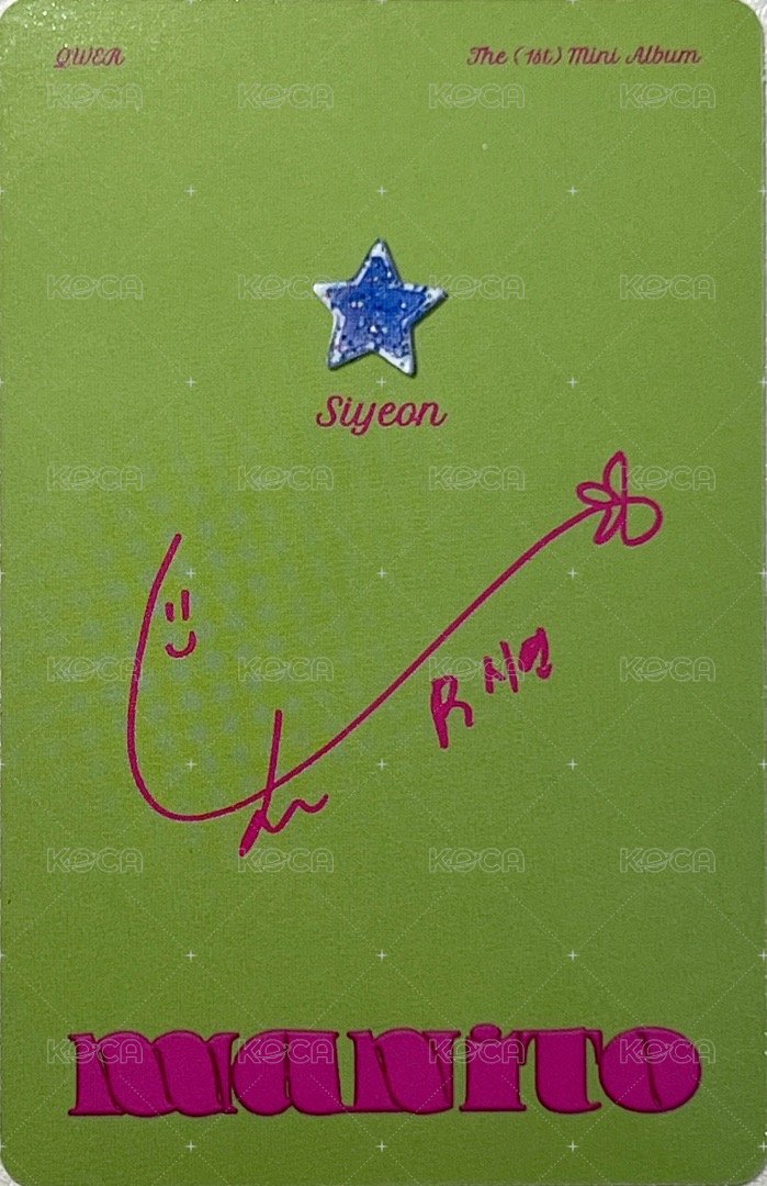 迷一 專輯卡 secret ver. A 背面