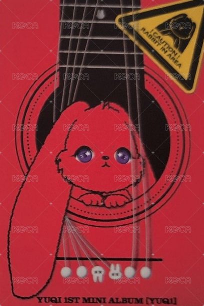 YUQ1 專輯卡 rabbit ver.專卡 背面