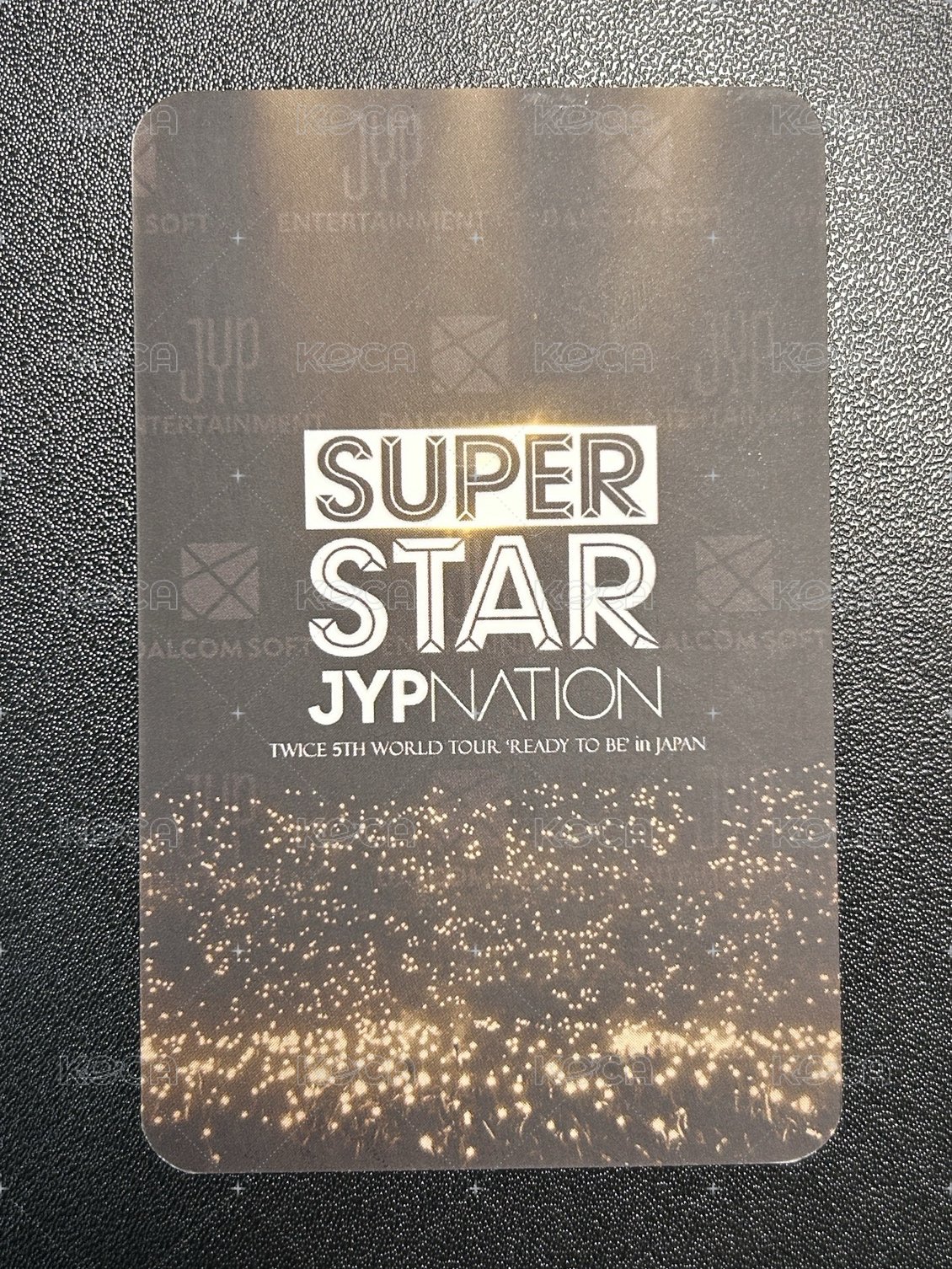 遊戲卡 五巡遊戲卡（日場） 背面