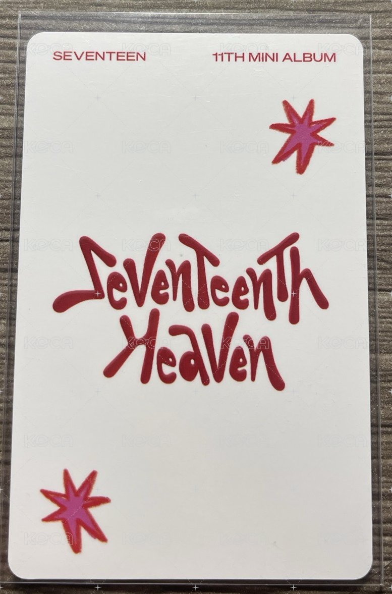 MINI11 wvs 感謝祭2.0 特典卡  背面