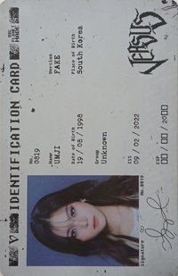 迷四 專輯卡 fake ver. id卡