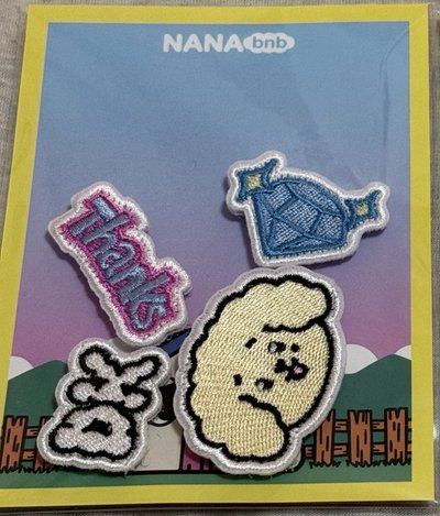 NANA BNB 圓布章