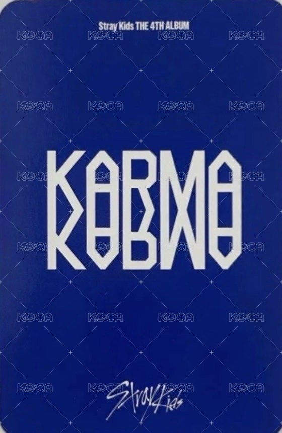 KARMA yes24 特典卡  背面