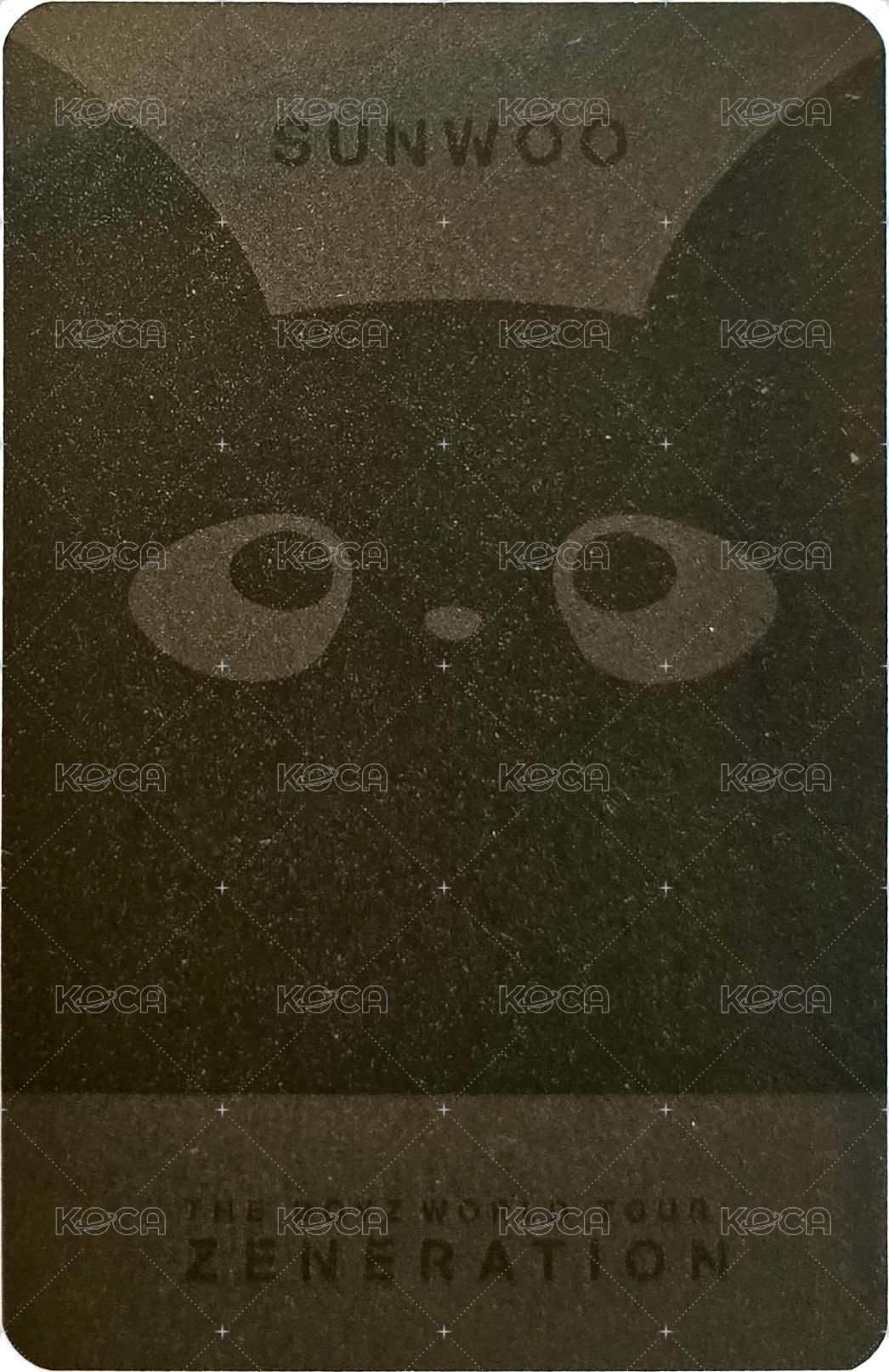 THE BOYZ 2ND WORLD TOUR : ZENERATION 周邊卡 造型手燈套 背面