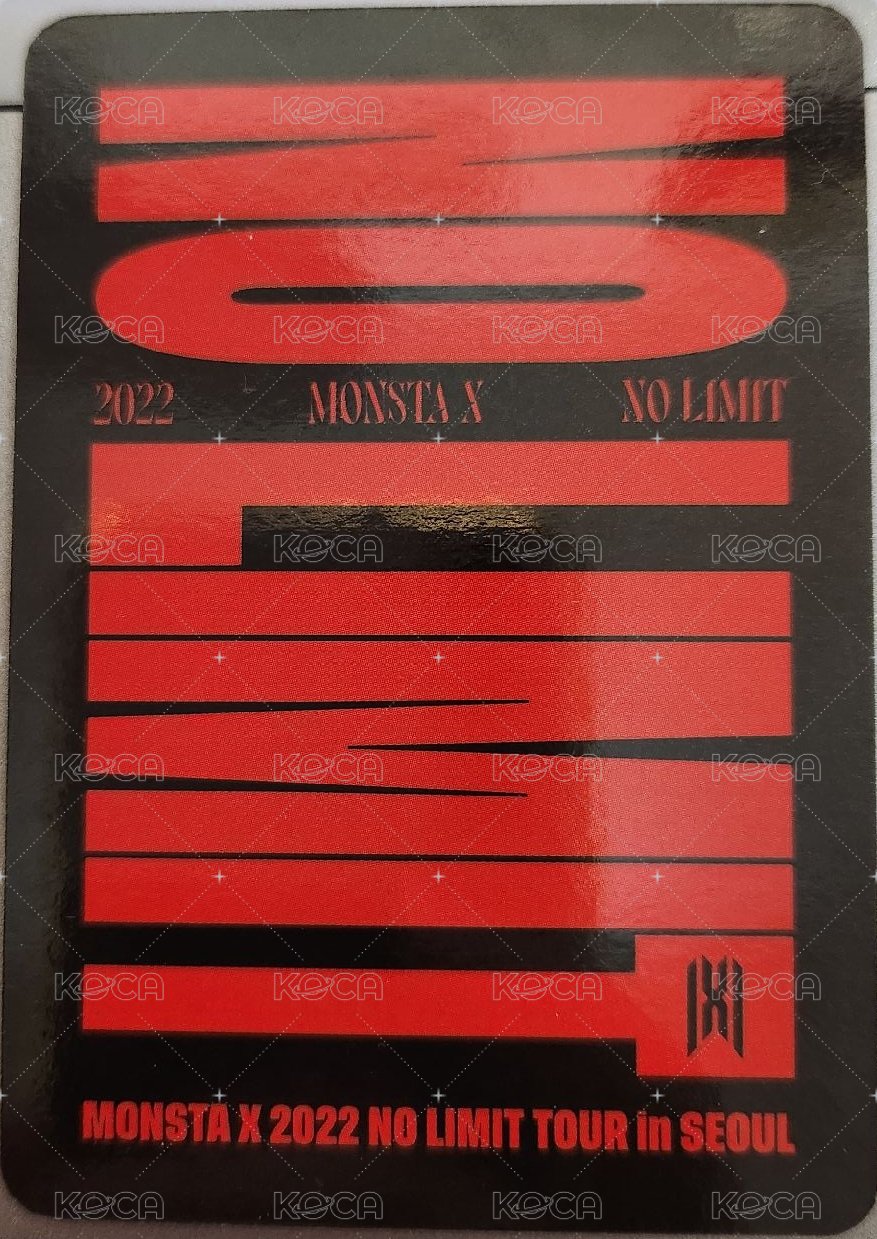2022巡演首爾場 周邊卡 隨機卡包 背面