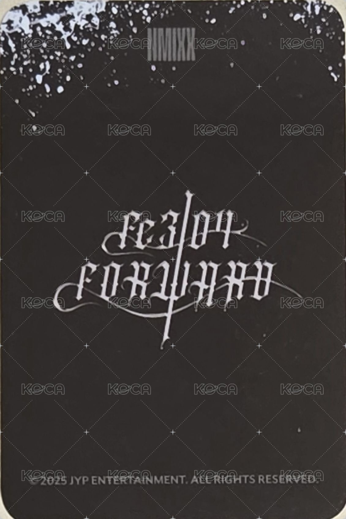 FORWARD 快閃 周邊卡 卡冊卡 背面