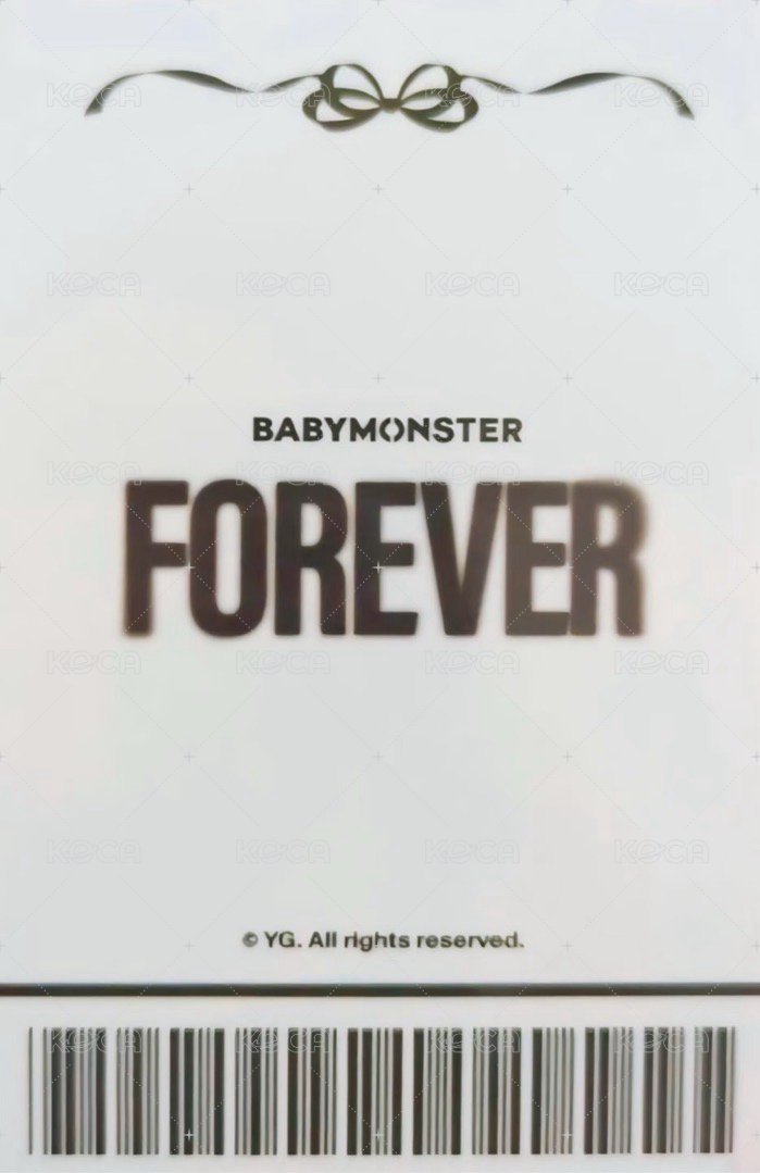 FOREVER yg 快閃 滿額卡 Asa 背面