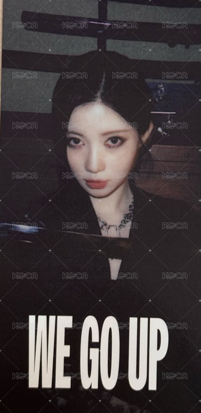 WE GO UP k4 預售 特典卡 票根 正面