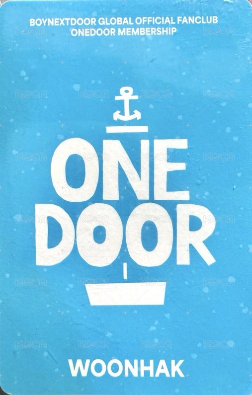 一期會員 會員禮卡  背面